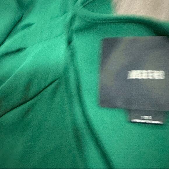 Anthropologie Maeve Valparaiso Emerald Green‎ Tie Front Midi Dress Size 10 - Picture 5 of 9